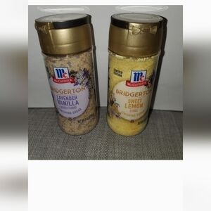 Mccormick Bridgerton Finishing Sugars, Set of 2, Lavender and Lemon, 3.4oz, NEW